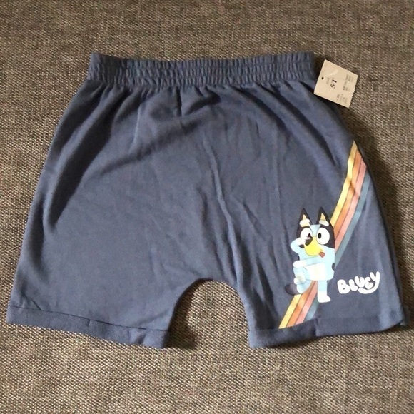 Moose Bluey Toddler Boy Shorts Grey Blue 4T - Picture 3 of 11